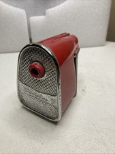 Vintage Pencil Sharpener  Swingline V Red 1950s 1960s Retro Office Decor. -J picture