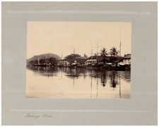 Handelskade, Padang Vintage Print.  Albumen print 20x25 Circa 1885 <d picture
