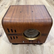 1938 Zenith Cube Model Tube Radio, 5-S-218, Shortwave, Working READ picture