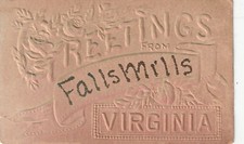 Falls Mills VA Greetings From Falls Mills Virginia Glitte Applied Words picture