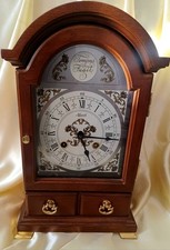 FALL SALE Franz Hermle & Bracket Mantle-Table Bell Strike Clock RARE FIND-EXC picture