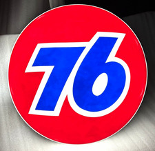 Union 76 Gas & Oil 36” Round Illuminated Advertising Sign – LED picture