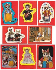 1983 Topps Perlorian Cats Stickers $.99 EACH (2 Sticker Minimum) You Pick picture
