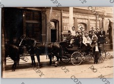 c1910 Wagon Baseball Team? San Diego Title Insurance Trust Co California CA RPPC picture