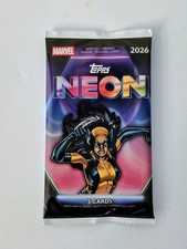 2026 Topps Marvel Neon MEGA BOX Sealed Pack - 1x picture