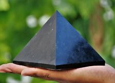 Large 100MM Black Tourmaline Crystal Metaphysical Chakra Healing Stone Pyramid picture