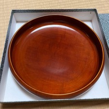 Hida Shunkei Confectionery Bowl Kashi Bachi Natural Hinoki Wood Lacquer picture