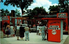 Vintage Postcard The Wild Mouse Lake Okoboji Arnolds Park Iowa picture