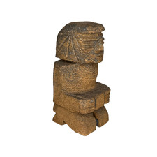 Pre-Columbian San Agustin Stone Decorative Figure San Agustin Culture picture