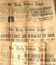 World War I Newspapers April 1917  The Daily Eastern Argus Portland ME ~Lot of 3 picture