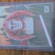 Topps Star Wars Chrome Galaxy 2026 Saesee Tiin Original Art Puzzle Card 10/10  picture