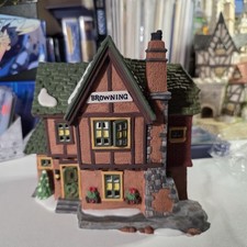 Department 56 Dickens' Village Mr. & Mrs. Pickle Antique Shop 1994 With Box picture