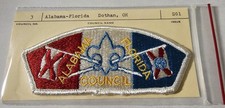 Alabama Florida Council BSA, CSP S01, first issue, Collectors Mint Patch picture