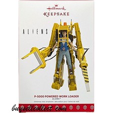 2017 Hallmark ALIENS movie P-5000 Powered Work Loader Ripley ornament NEW In BOX picture