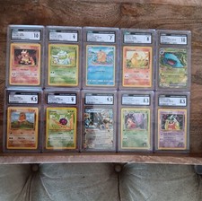 10 Graded Pokémon Card Lot picture
