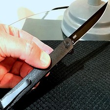 CEO 7097 Quick Flick Folding Pocket Knife (Black Blade) picture