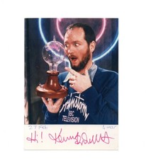 Kenny Everett Radio DJ & Comedian Promo Signed 5x4 Col Promo Autographed picture