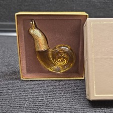 Vintage Avon Snail Shaped Perfume Bottle with Charisma Perfume .25 Fl Oz & Box picture