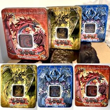 Yu-Gi-Oh Uria, Hamon and Raviel - 2006 Collector's Tin set - CT03 - NM x3 picture