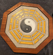 Taoist Bagua Wooden Yin Yang Signed Handmade picture