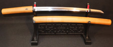 Antique Japanese Wakizashi 脇差 in Shirasaya - Awataguchi Oumi Signed, Edo Period picture