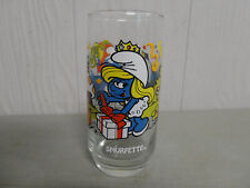Smurfette Smurf Cartoon Character 1983 Wallace Berry Peyo Drinking Glass picture