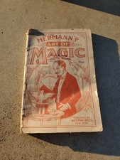 Antique c.1903 Hermann's Art of Magic Book Wehman Bros 158 Park Row NY Vintage picture