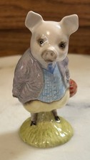 Vintage Rare Beswick England Beatrix Potter Pigling Bland Figurine 1989 picture