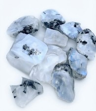 STUNNING NATURAL RAW RAINBOW MOONSTONE  picture