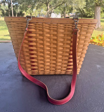 Longaberger 2004 Hostess Mother's Day Weekend Tote, Fabric Liner, Protector picture