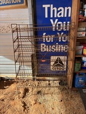 Rare Tom’s  Snacks Store Display Wire Rack 49” X 36.5”  6 Shelves Heavy picture