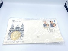 Vintage Royal Mint Coin Stamps Princess Diana Prince Charles 1981 Wedding picture