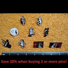 M.A.D. MAD MAGAZINE SPY VS SPY PIN metal enamel set lapel lot sets brooch pins v picture