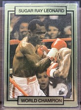 1990 Hi-Pro Sugar Ray Leonard World Champion Sample Card picture