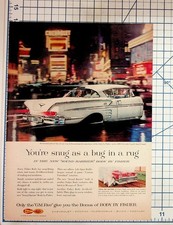 1958 Chevrolet Impala Body by Fisher Original Magazine Ad GM Cars picture
