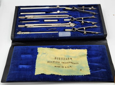 Vintage Dietzgen Mechanical Drafting/Drawing Instrument Set - Complete picture