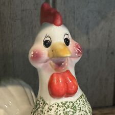 Vintage Ceramic Rooster 6 Inch Tall  ADORABLE picture