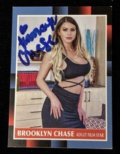 Brooklyn Chase Signed Custom Trading Card BAS Beckett Witness COA Autograph picture