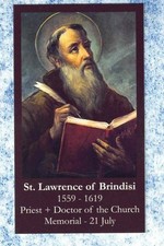 St Lawrence of Brindisi + Prayer (2