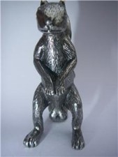 Squirrel Figurine Nuts Protector Card Guard Poker Metal NEW picture