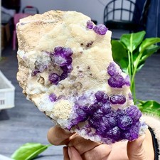 1.27LB Rare purple Green blue cubic fluorite mineral crystal sample/Zhejiang picture