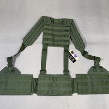 Fireforce H-Harness MOLLE LBE LBV SFLCS Load Bearing - Olive Drab OD Green USA picture
