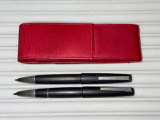 Lamy 2000 Fountain Pen (Fine nib) & Rollerball set w/ Lamy leather case picture