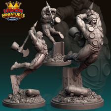 Thor  Resin Sculpture Statue Model Kit Avengers Unpainted/Unassembled picture