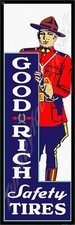 Goodrich Safety Tires Metal Sign 2 Sizes to Choose From picture