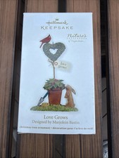 New in Box 2011 Hallmark Keepsake Ornament Love Grows Marjolein Bastin-518-307 picture