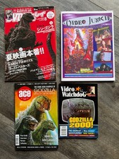 GODZILLA Magazine 4pc Lot Kaiju Monster Video Junkie Watchdog Shin Godzilla picture