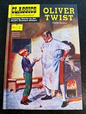 Classics Illustrated Oliver Twist Hardcover Charles Dickens Comic Graphic Novel picture
