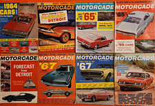 Vintage Motorcade Automobile Magazine Lot of 8 Multiple Issues 1964-1968 picture