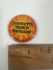 1968 JEANNETTE RANKIN BRIGADE ANTI WAR PEACE VIETNAM WAR PROTEST PINBACK picture